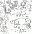 coloriage les animaux du zoo 25
