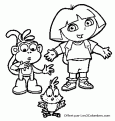 coloriage dora exploratrice 41