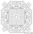 coloriage mandala 46