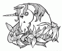 coloriage de licorne 26