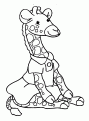 coloriage girafe 14