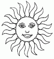 coloriage soleil 25