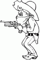 coloriage cowboy 10