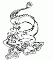 coloriage de dragon 04
