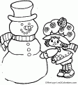 coloriage Charlotte aux fraises 19
