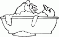 coloriage salle de bain 12