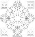 coloriage mandala 47