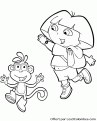 coloriage dora 86