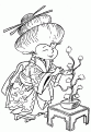 coloriage asiatique japonnais chinois 03