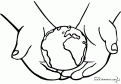 coloriage ecologie environnement terre partage 44