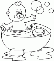 coloriage salle de bain 15