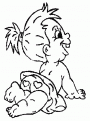 coloriage bebe 32