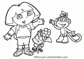 coloriage dora 32