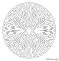 coloriage mandala 34