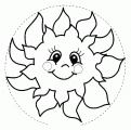 coloriage soleil 01