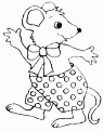 coloriage de souris 04