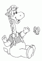 coloriage girafe 15