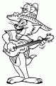 coloriage de mexicain 06