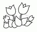 coloriage tulipe 28
