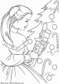 coloriage barbie noel 69