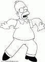 coloriage Homer Simpson 05