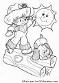 coloriage Charlotte aux fraises 94