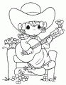 coloriage cowboy 40