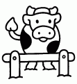 coloriage vache 39