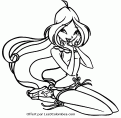 coloriage winx 25