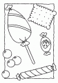 coloriage bonbon 10