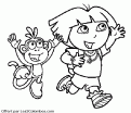coloriage dora 37