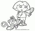 coloriage dora 43