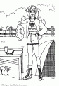 coloriage barbie 16