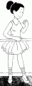 coloriage danseuse ballerine 19