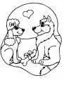 coloriage de chien 03