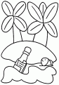 coloriage ile deserte paradis 12