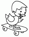 coloriage poussin 21