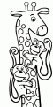 coloriage girafe 01