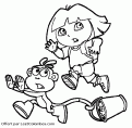 coloriage dora 35