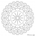 coloriage mandala 01