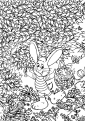 coloriage Lapin de Paques 4