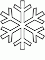 coloriage flocon de neige 01