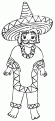 coloriage de mexicain 03