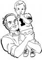 coloriage action p-re-et-fils 097