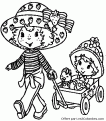 coloriage Charlotte aux fraises 61