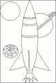 coloriage fusee 02