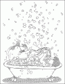 coloriage salle de bain 22