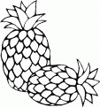 coloriage ananas 01