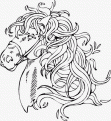 coloriage cheval 84