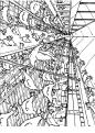 coloriage action -levage-de-poules-1 070